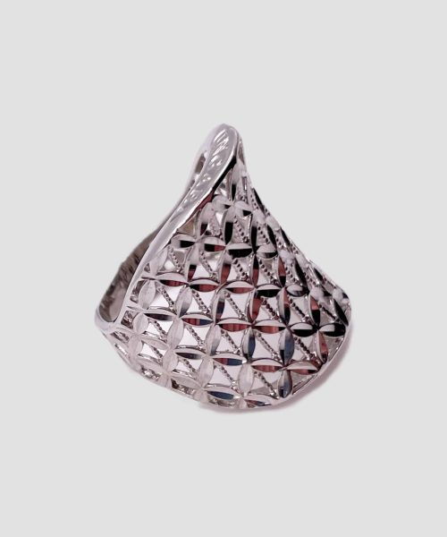 Anello Ungari in oro bianco