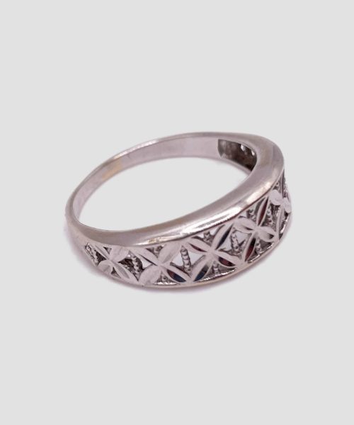 Anello ungari in oro bianco