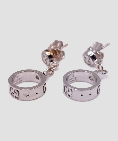 Orecchini Gucci in oro bianco