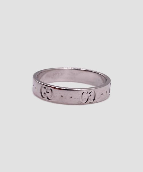 Fedina Modello Classico Gucci in Oro Bianco 18k
